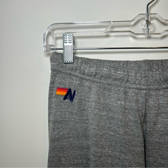 Aviator Nation 5 Stripe Sweatpants Heather Grey Size Small - Picture 5 of 13
